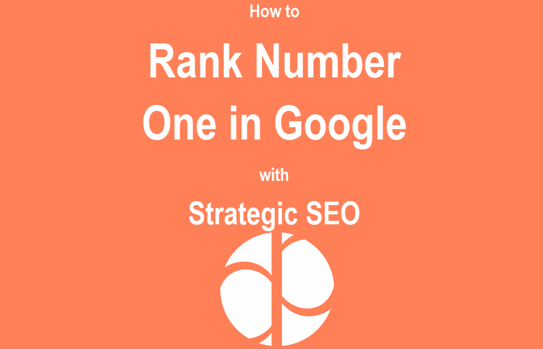 ranking number one on Google with SEO